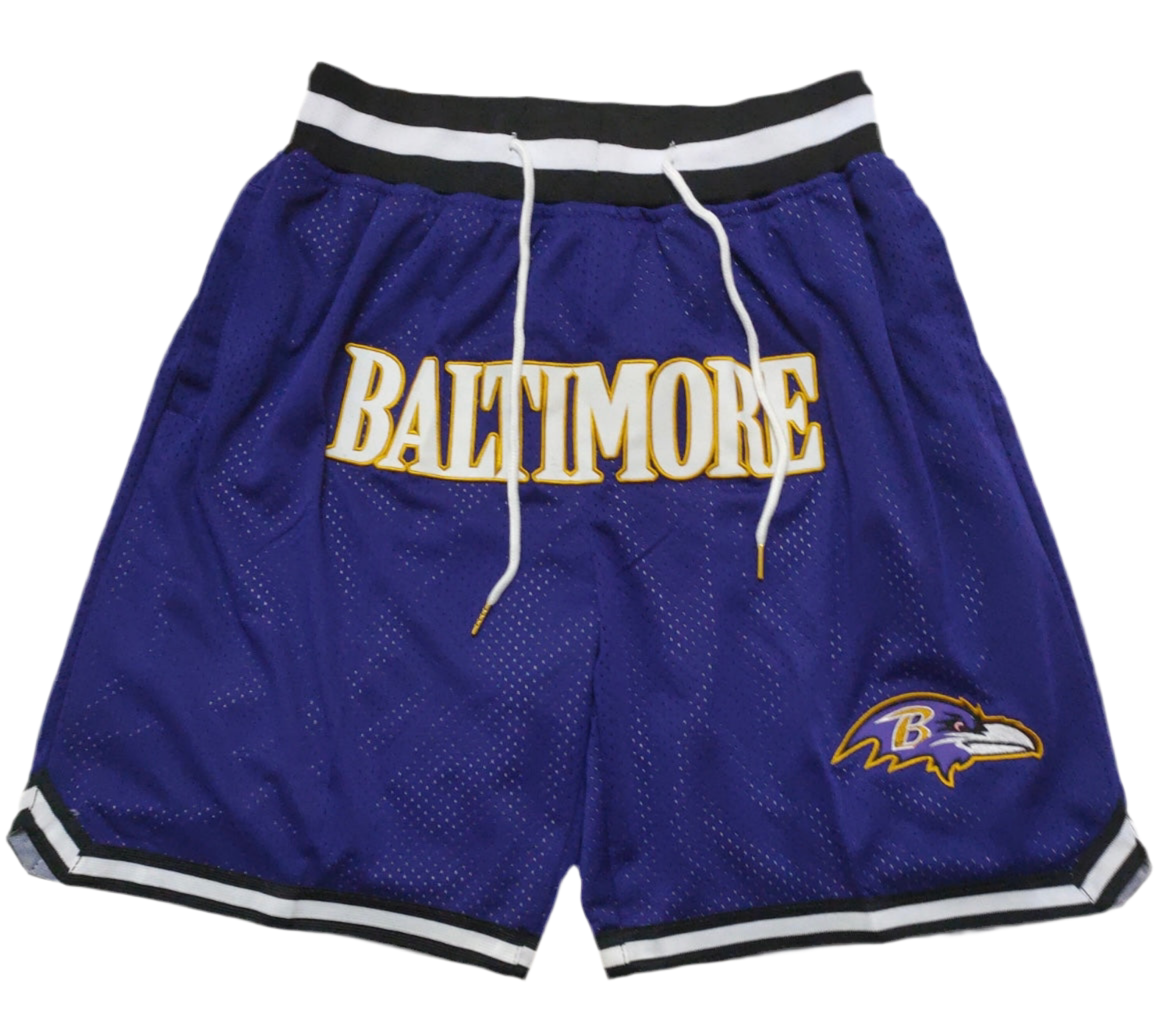 Baltimore Ravens Basketball Shorts