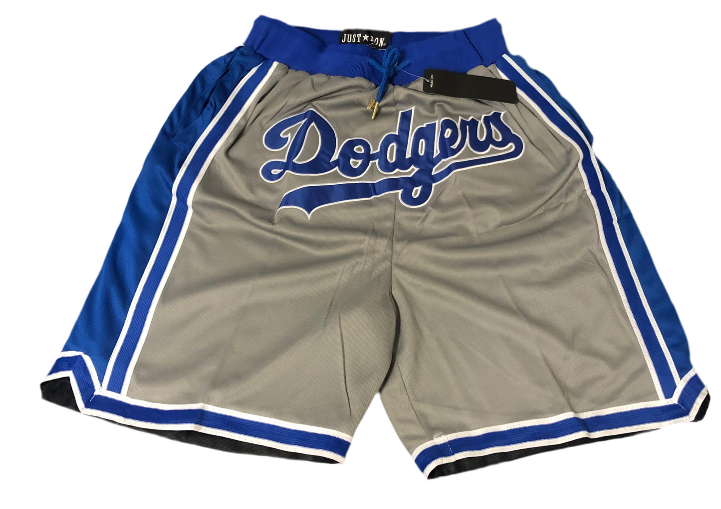 Los Angeles Dodgers Basketball Shorts - Grey