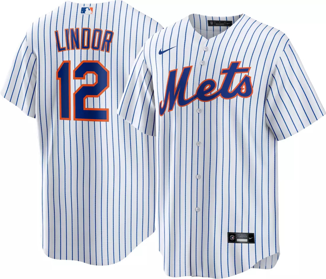 Francisco Lindor New York Mets Jersey - White – Jay's Apparel