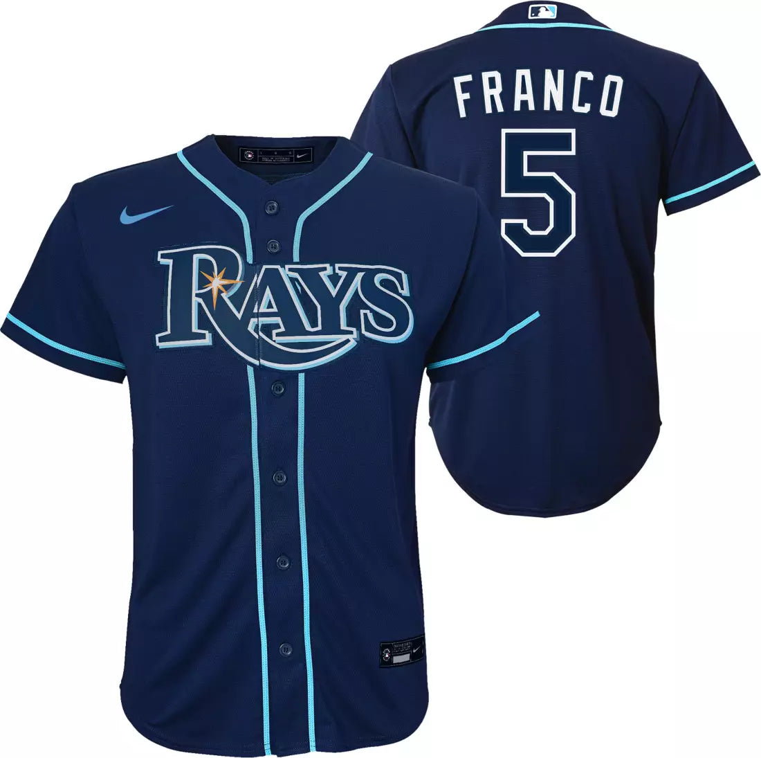 Wander Franco Tampa Bay Rays Jersey (Please Read Descriptions) for