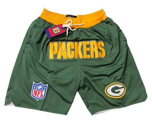 Green Bay Packers Basketball Shorts