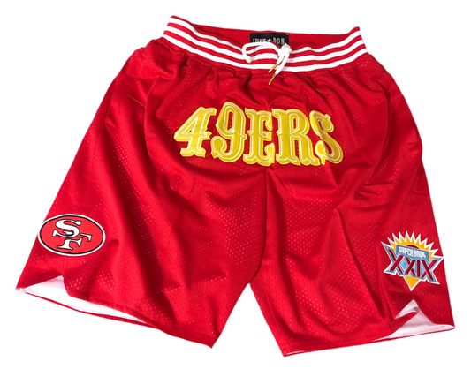 San Francisco 49ers Basketball Shorts