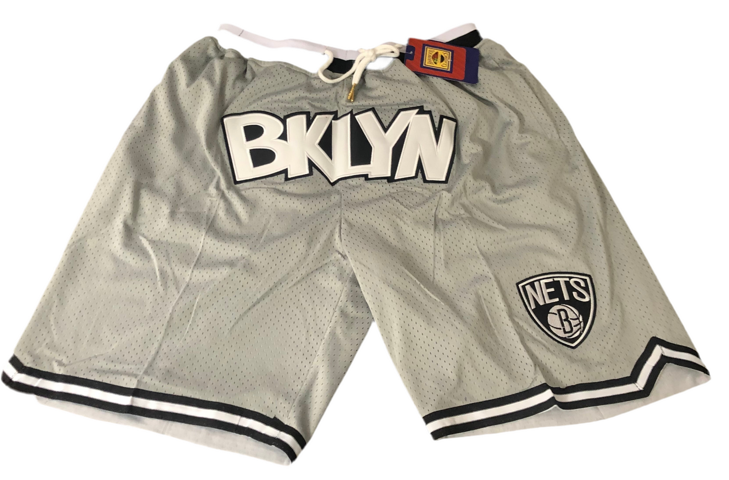 Brooklyn Nets Basketball Shorts - Grey