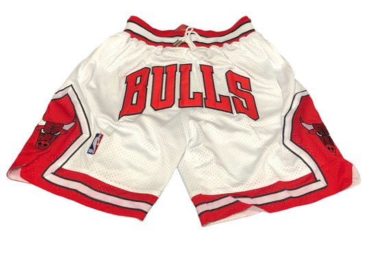 Chicago Bulls Basketball Shorts - White