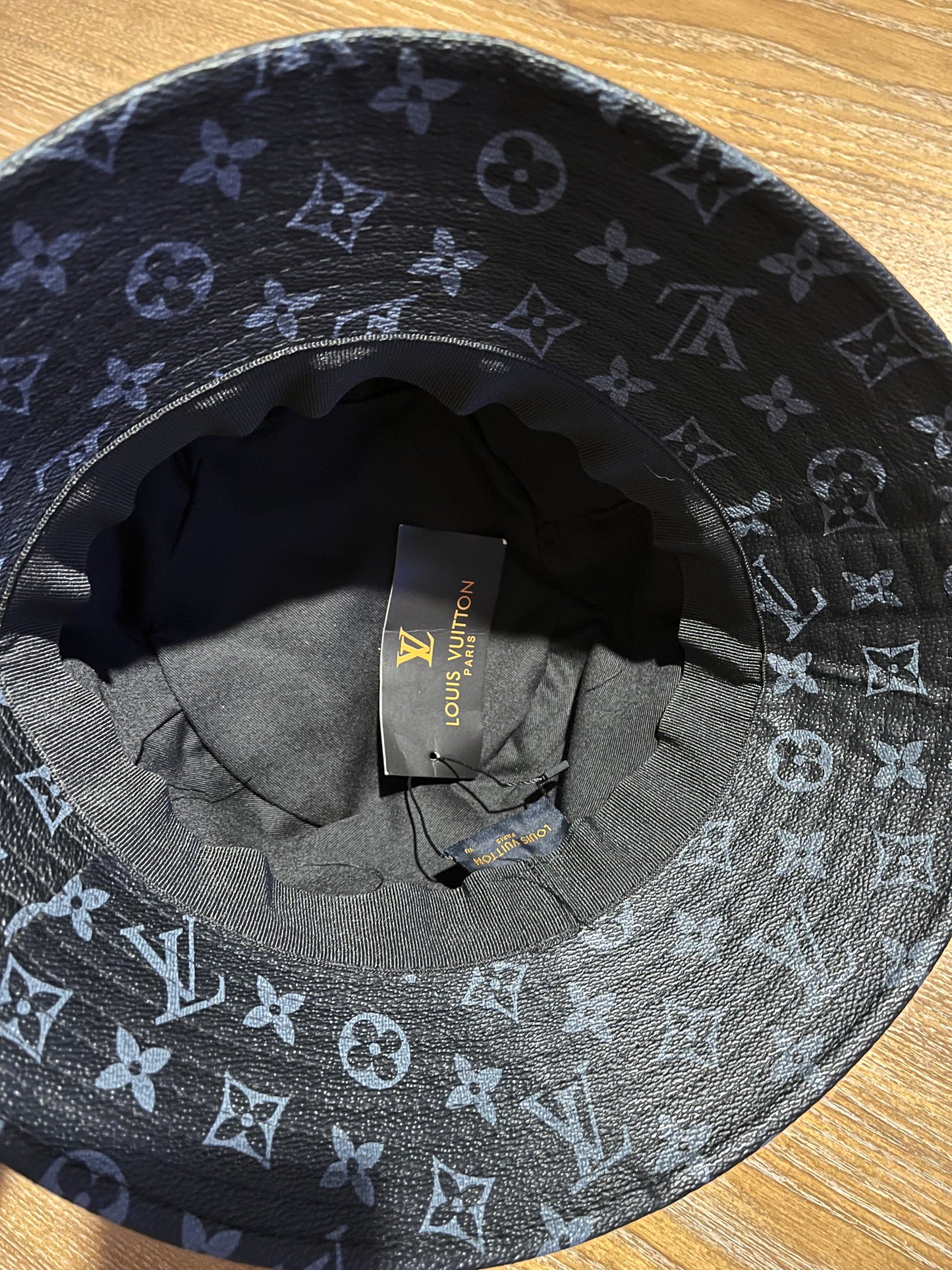Louis Vuitton leather bucket hat