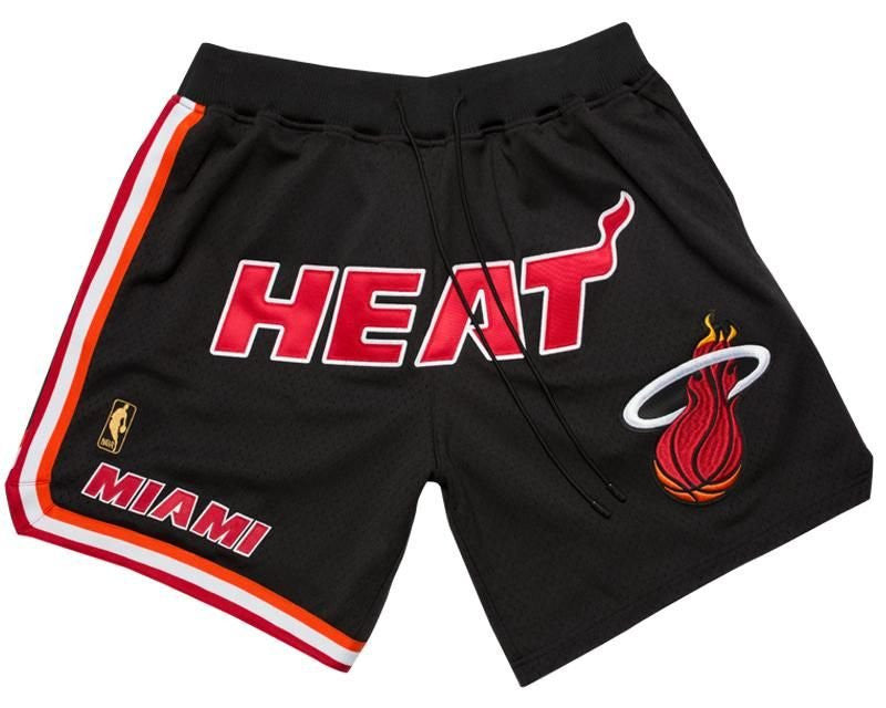 Miami Heat Basketball Shorts - Black