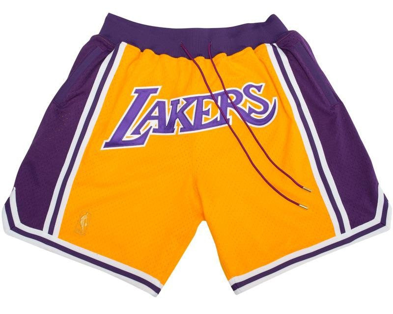 Los Angeles Lakers Basketball Shorts - Yellow
