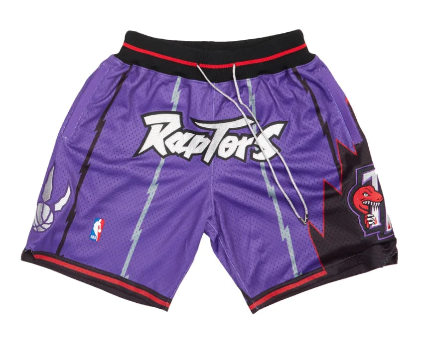 Toronto Raptors Basketball Shorts - Purple