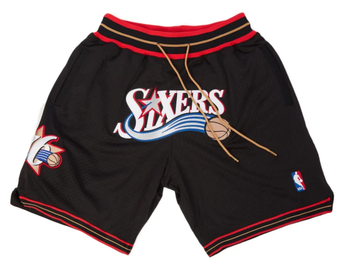 Philadelphia 76ers Basketball Shorts - Black
