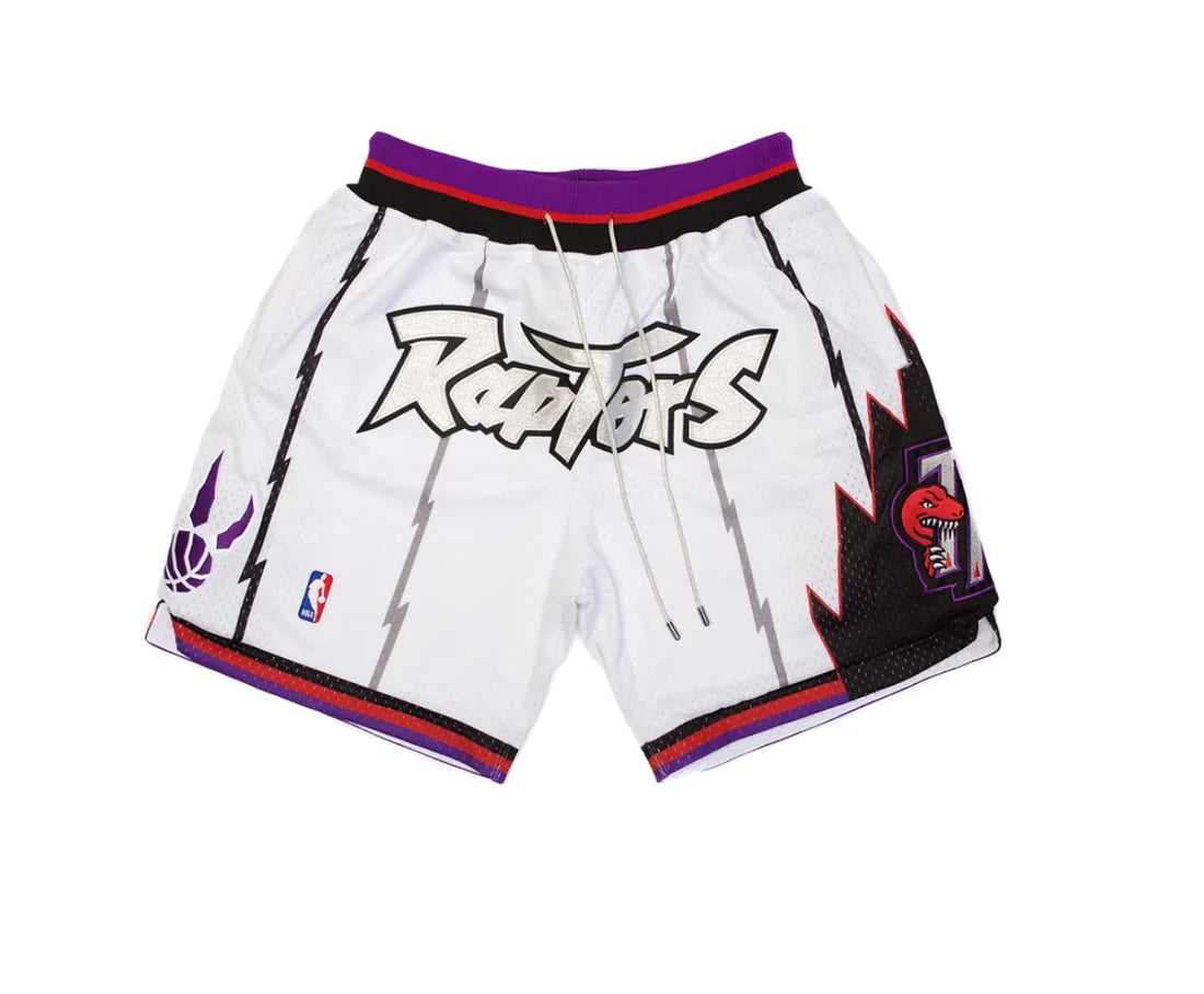 Toronto Raptors Basketball Shorts - White