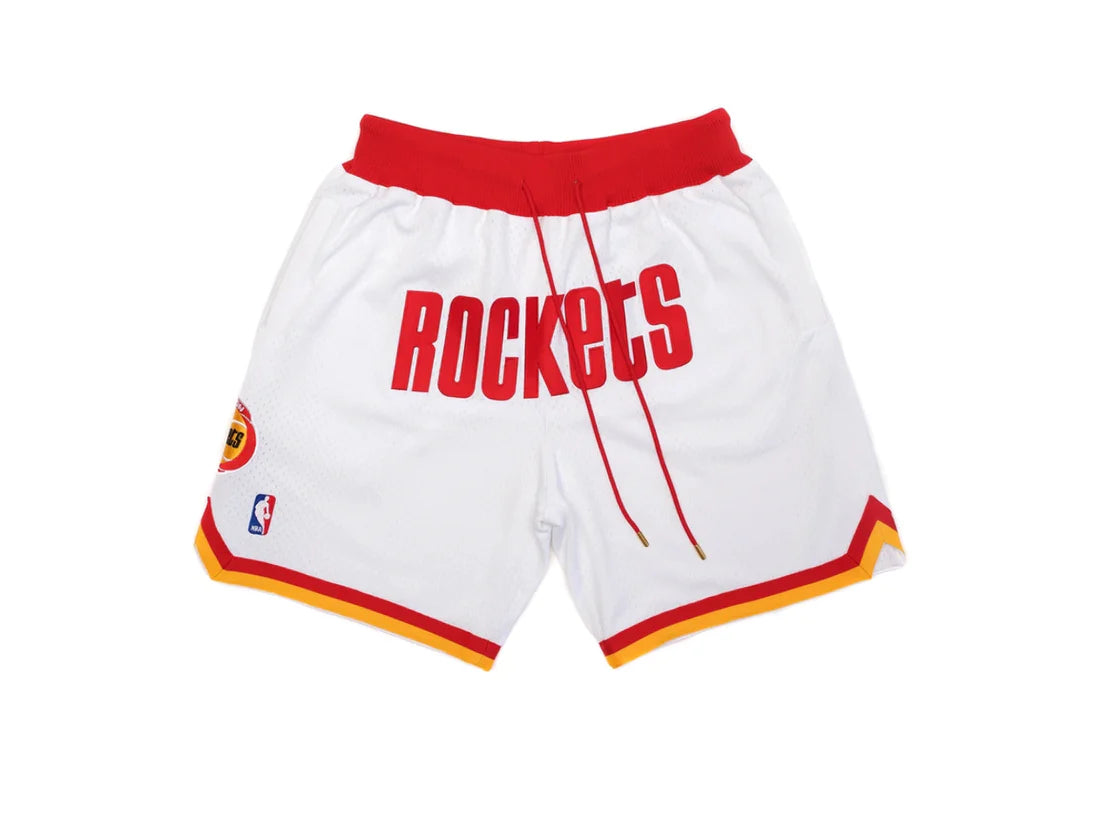 Houston Rockets Basketball Shorts - White