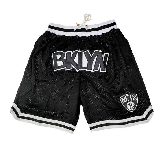 Brooklyn Nets Basketball Shorts - Black